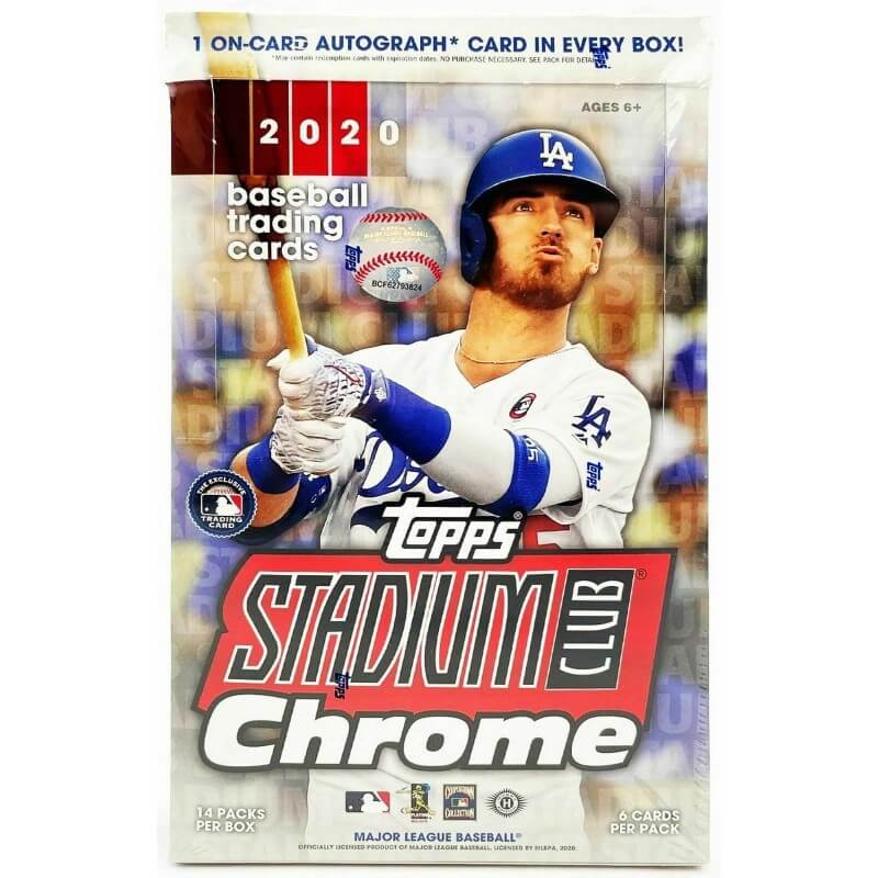 2020 TOPPS STADIUM CLUB CHROME BASEBALL HOBBY BOX Canada Card World