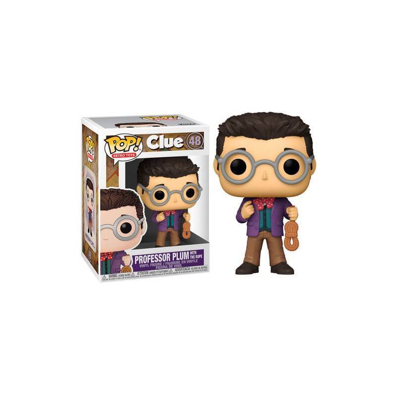 POP! CLUE PROFESSOR PLUM WITH ROPE VINYL FIGURE