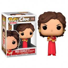 POP! CLUE MISS SCARLET WITH CANDLESTICK VINYL FIGURE - Canada Card World