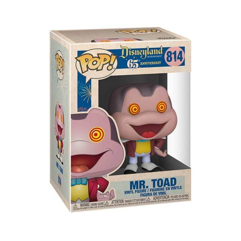 POP! DISNEYLAND 65TH ANNIVERSARY MR TOAD SPINNING EYES VINYL FIGURE