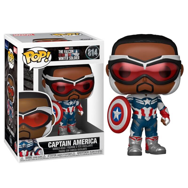 POP! Marvel Falcon and The Winter Soldier Captain America Vinyl Figure