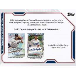 2021 Bowman Chrome Baseball HTA Hobby Choice Box