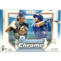 2021 Bowman Chrome Baseball HTA Hobby Choice Box