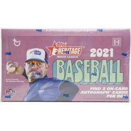 2021 Topps Heritage Minor League Baseball Hobby Box