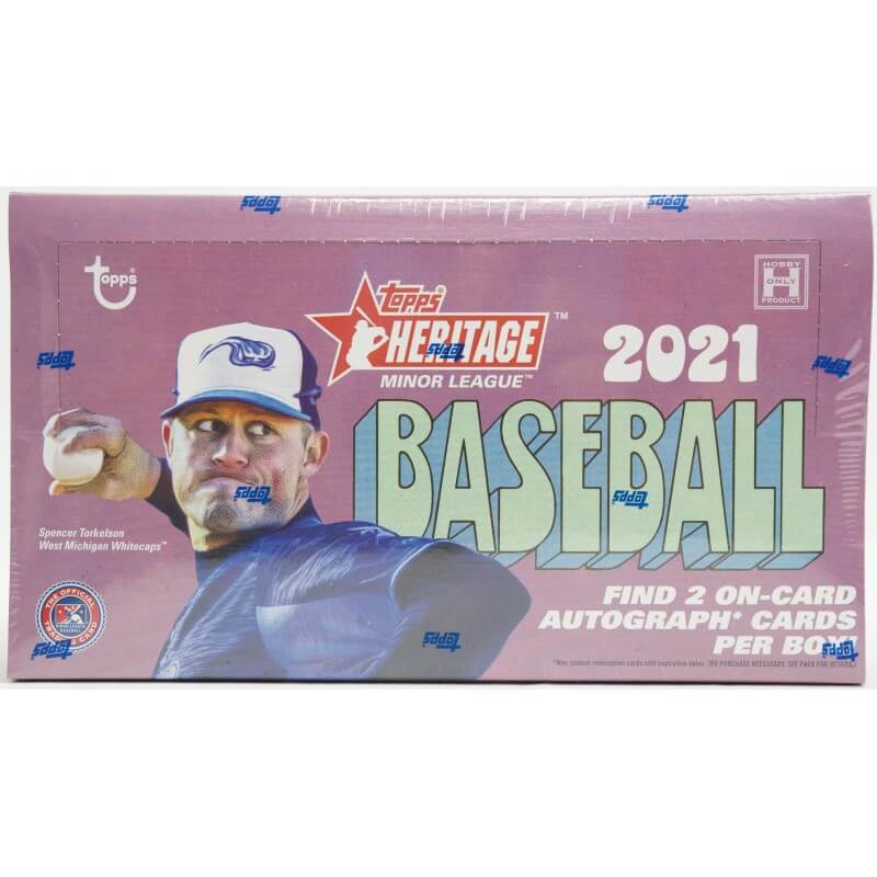 2021 Topps Heritage Minor League Baseball Hobby Box