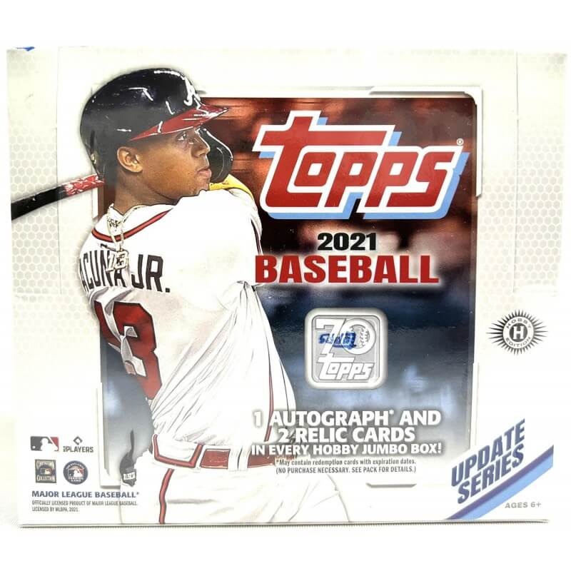 2021 Topps Update Series Baseball Hobby Jumbo Box