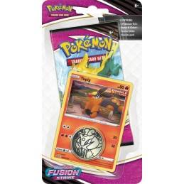 Pokemon Sword and Shield Fusion Strike Tepig Blister Pack with Coin - Canada Card World