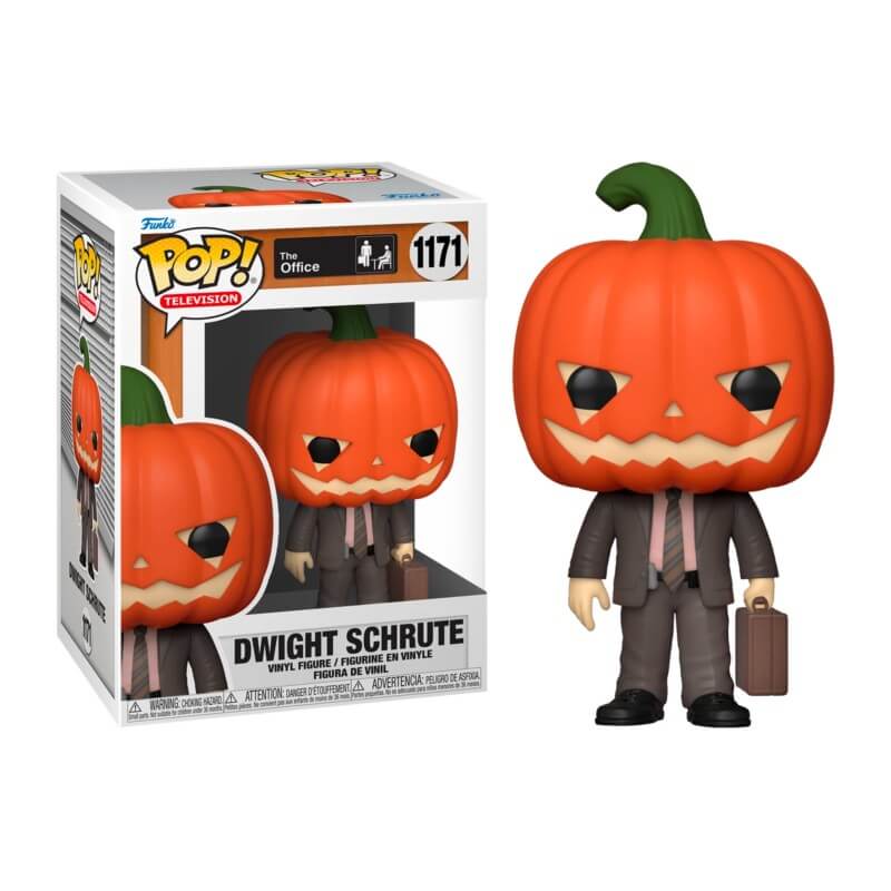 POP! The Office Dwight Pumpkin Head Vinyl Figure