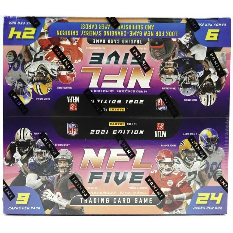 2021 Panini NFL Five Football Trading Card Game Booster Box