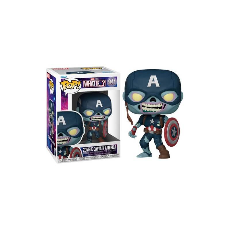 POP! Marvel What If Zombie Captain America Vinyl Figure