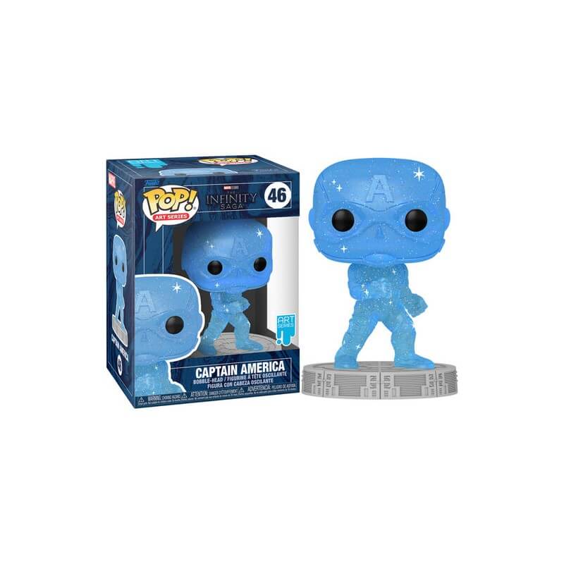 POP! Marvel Infinity Saga Art Series Captain America Vinyl Figure