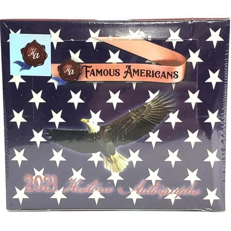 2021 Historic Autographs Famous Americans Hobby Box