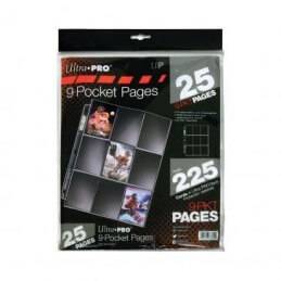 Ultra Pro Silver 9-Pocket Pages (25 Page Pack)