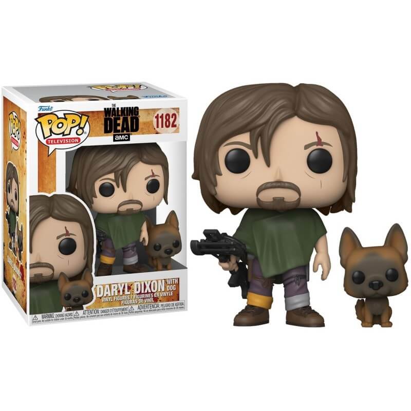 POP! The Walking Dead Daryl with Dog Vinyl Figure