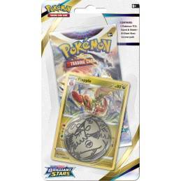 Pokemon Sword and Shield Brilliant Stars Flapple Blister Pack with Coin and Promo
