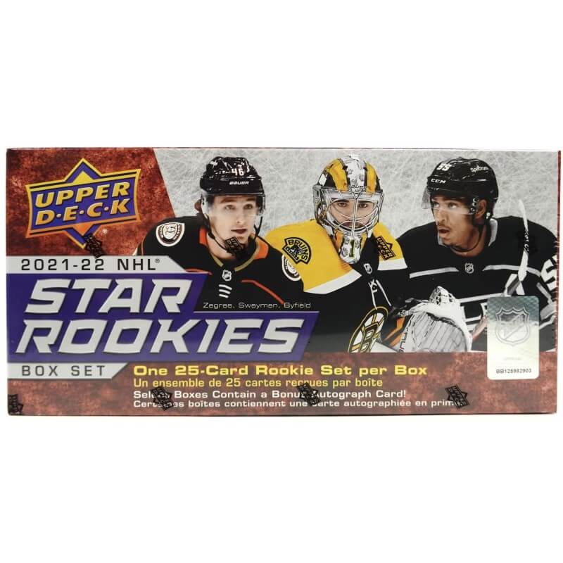 2021-22 Upper Deck NHL Rookie Box Set Hockey Hobby Box
