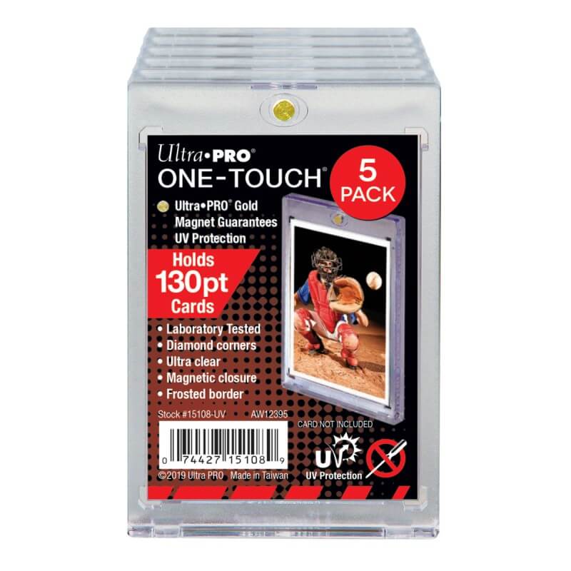 Ultra Pro 130pt. One Touch Collectible Card Holders - 5 Pack