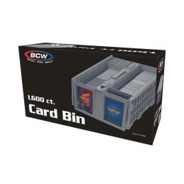 BCW 1600 Count Collectible Plastic Card Bin - Canada Card World