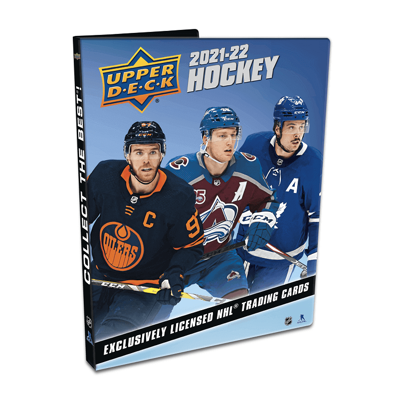 2021-22 Upper Deck Series 1 Hockey Starter Kit Binder