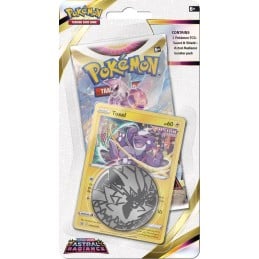 Pokemon Sword and Shield Astral Radiance Toxel Blister Pack with Coin and Promo