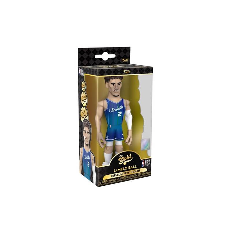 Funko Gold NBA Charlotte Hornets Lamelo Ball Premium Vinyl Figure