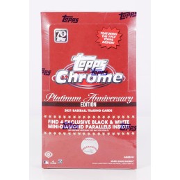 2021 Topps Chrome Platinum Anniversary Baseball Hobby LITE Box - Canada Card World