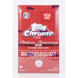 2021 Topps Chrome Platinum Anniversary Baseball Hobby LITE Box