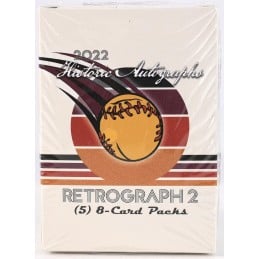 2022 Historic Autographs Retrograph 2 Baseball Hobby Box