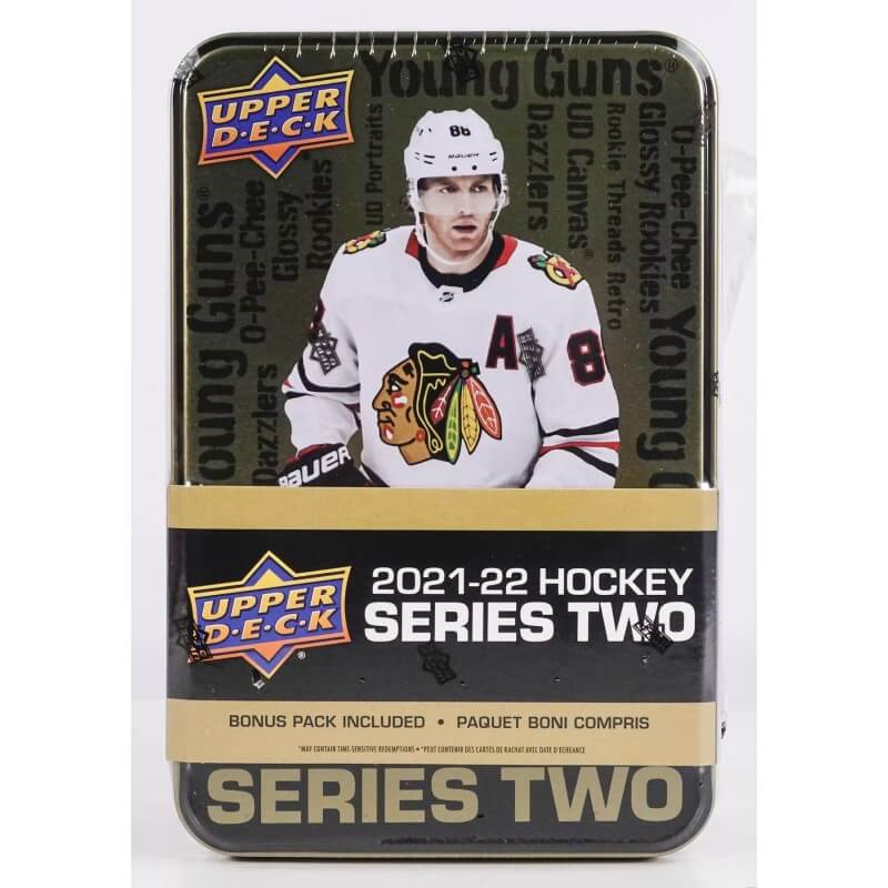 2021-22 Upper Deck Series 2 Hockey Tin