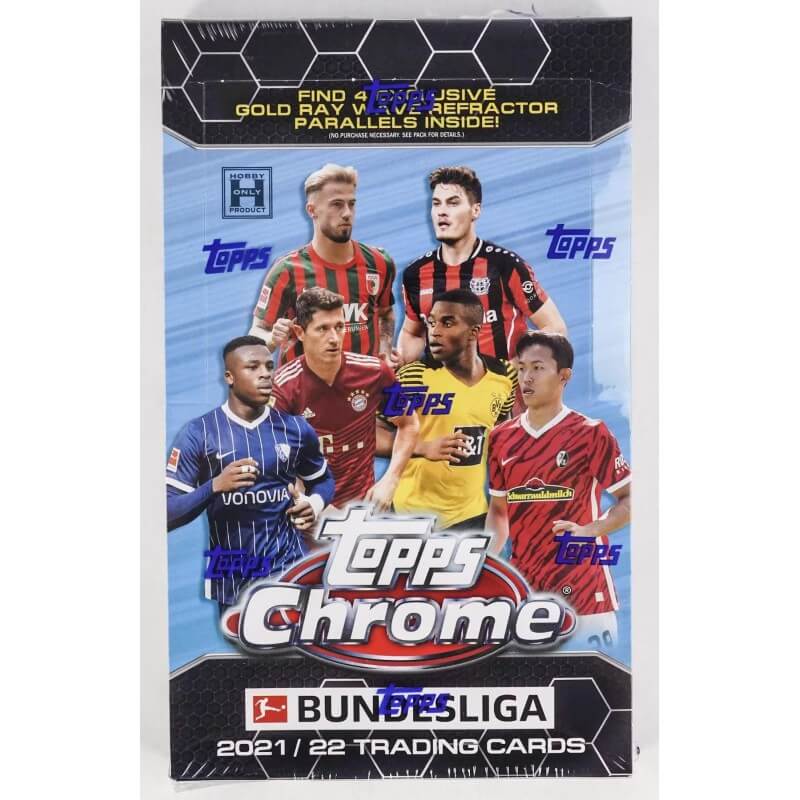 2021-22 Topps Chrome Bundesliga Soccer Hobby Lite Box