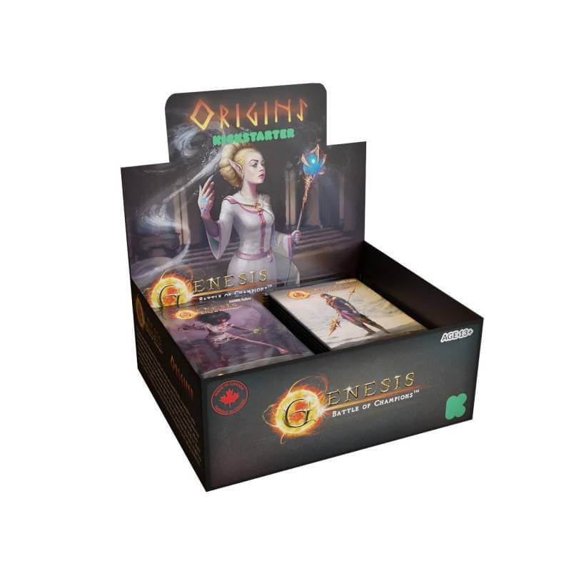 Genesis Battle of Champions Origins Kickstarter Edition Booster 6 Box Case Genesis Battle of Champions - 1