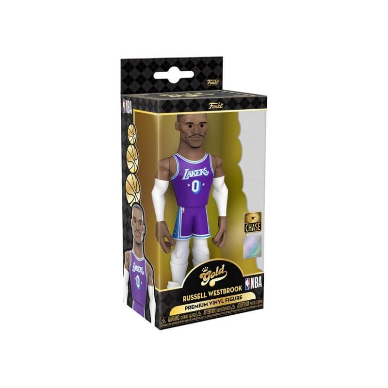 Funko Gold NBA Los Angeles Lakers Russell Westbrook Premium Chase Vinyl Figure