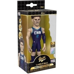 Funko Gold NBA Charlotte Hornets Lamelo Ball Premium Chase Vinyl Figure