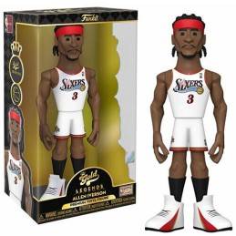 Funko Gold NBA Legends Allen Iverson Philadelphia 76ers 12 Inch Premium Vinyl Figure