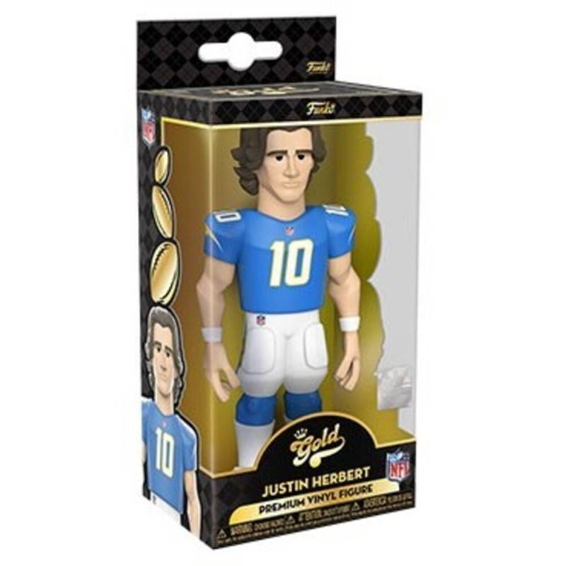 Funko Gold NFL San Diego Chargers Justin Herbert Premium Vinyl Figure