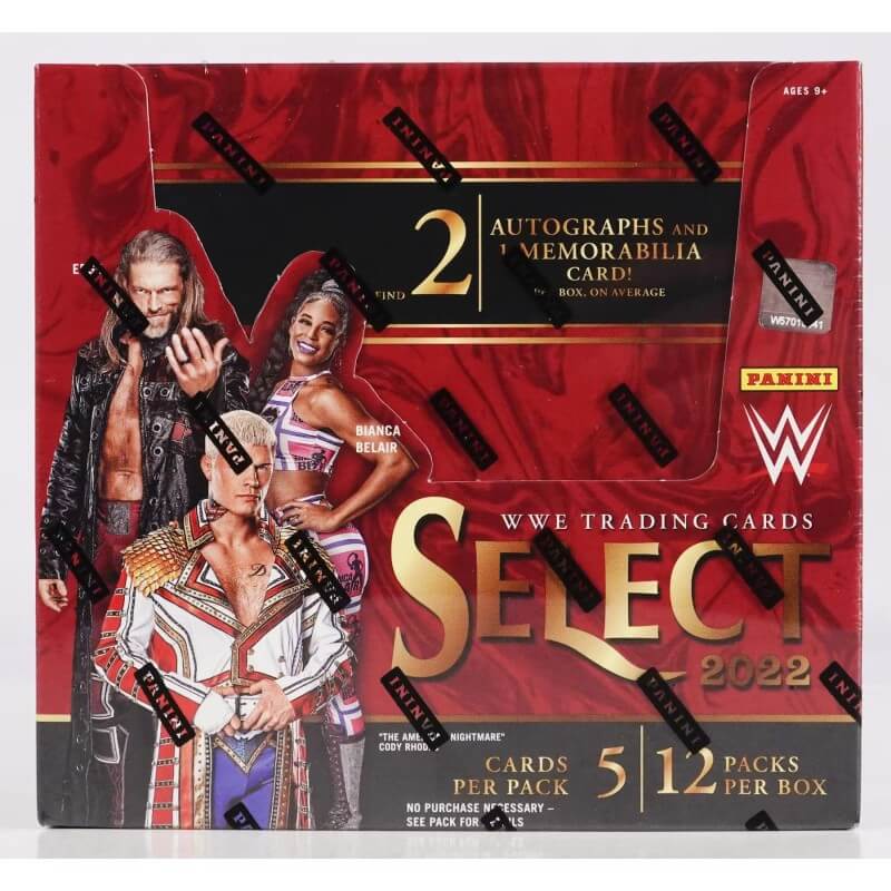 2022 Panini Select WWE Wrestling Hobby Box Canada Card World