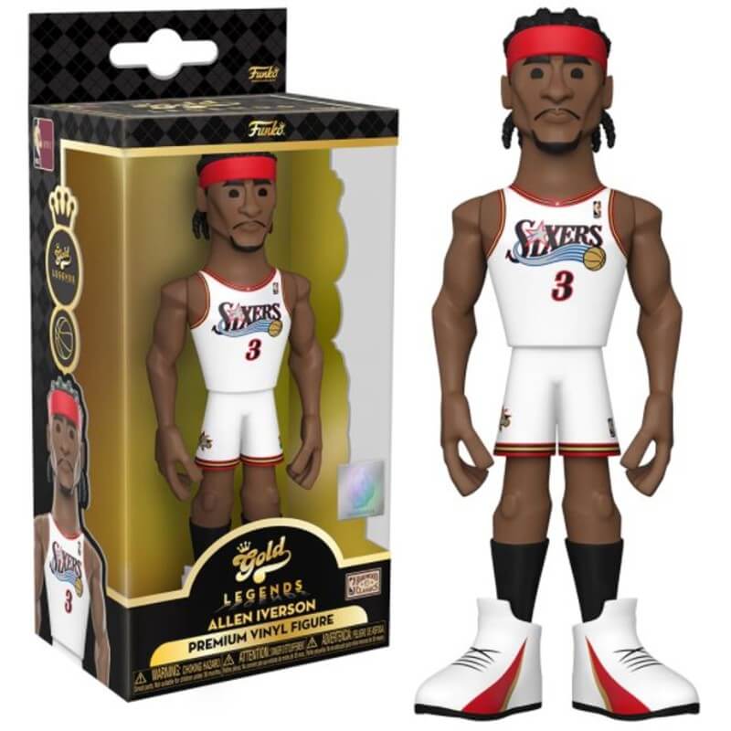 Funko Gold NFL Philadelphia 76ers Allen Iverson Premium Vinyl Figure