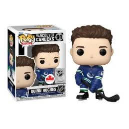 POP! NHL Quinn Hughes Vancouver Canucks Exclusive Home Vinyl Figure - Canada Card World
